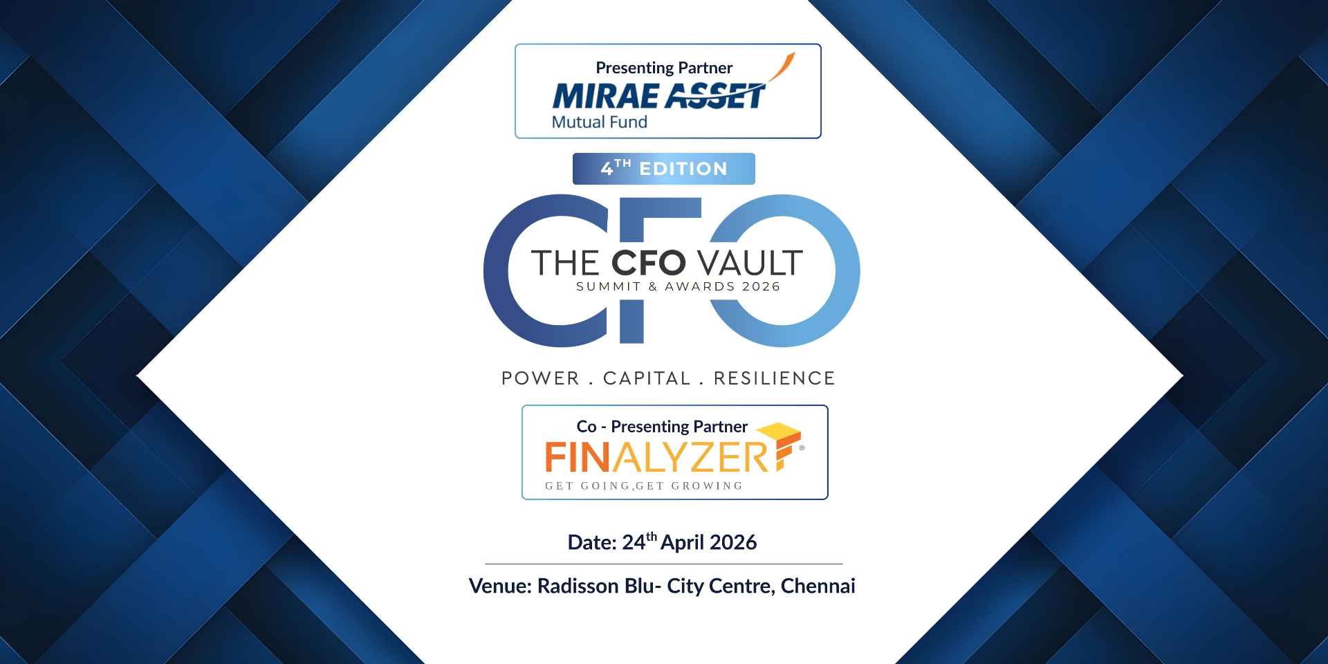 4th Edition The CFO Vault Summit & Awards 2026