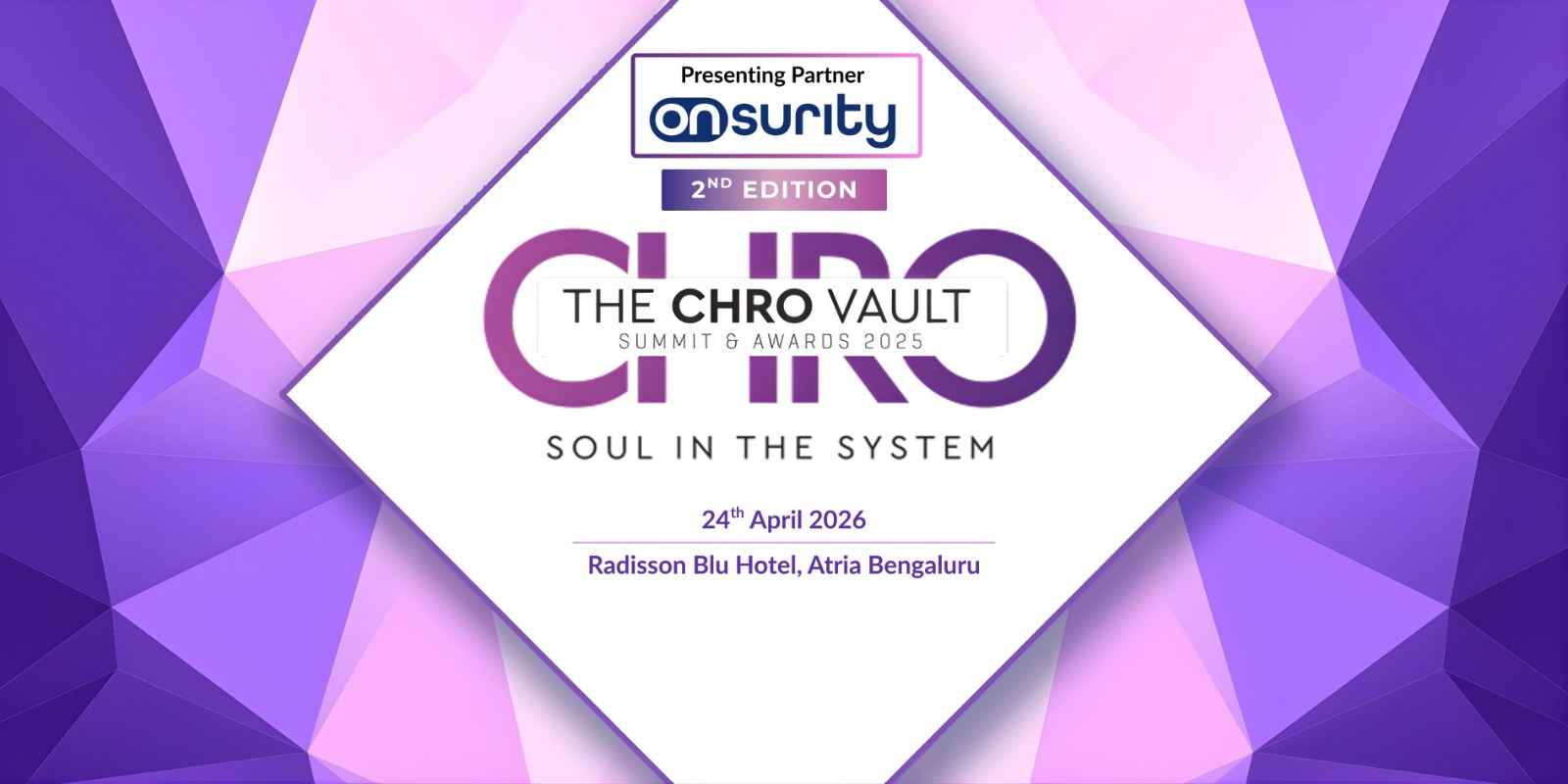 2nd Edition The CHRO Vault Summit and Awards